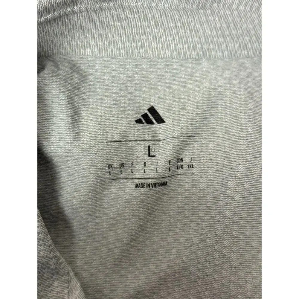 Adidas Golf Polo Shirt Large Mens Spanish Bay Green Performance Tech Knit